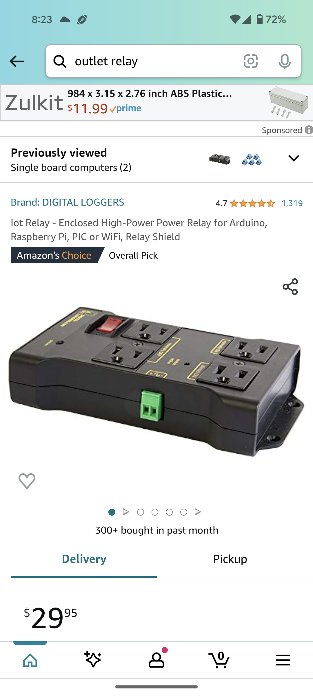 Relay Outlet Product